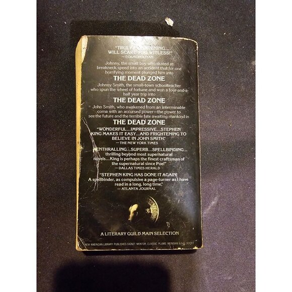 Vintage Stephen King The Dead Zone Paperback Book 1980 First Printing Classic - Picture 7 of 7